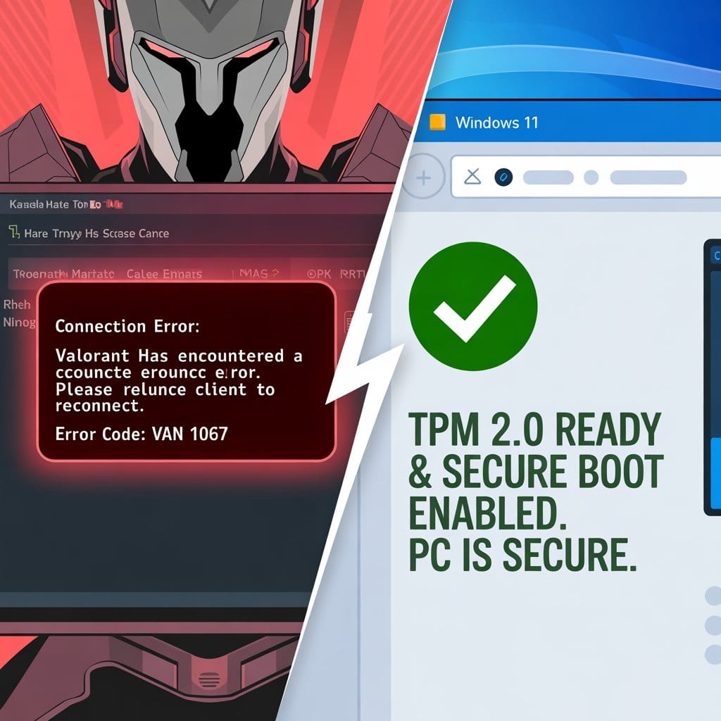 Valorant Error Code VAN 1067