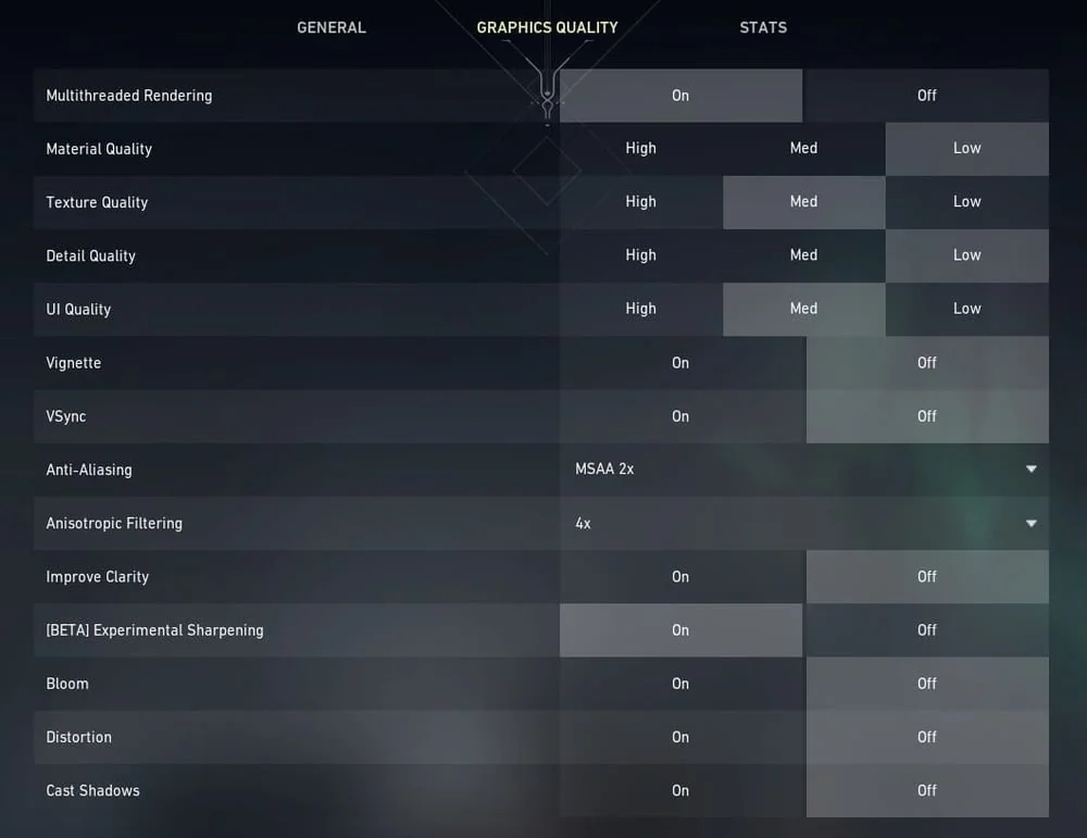 Best Valorant Settings