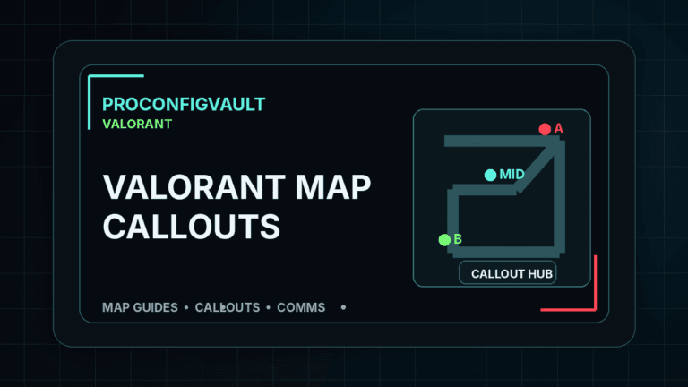 Valorant map callouts hub and map guide cluster by ProConfigVault
